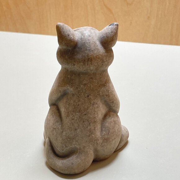 Adorable Quarry Critters Cat “Chico” 2000 Figurine Second Nature Design Big Smil - Picture 4 of 11